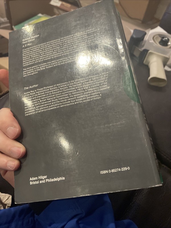1998. Orbital Motion SOFTCOVER 3rd edition gallery