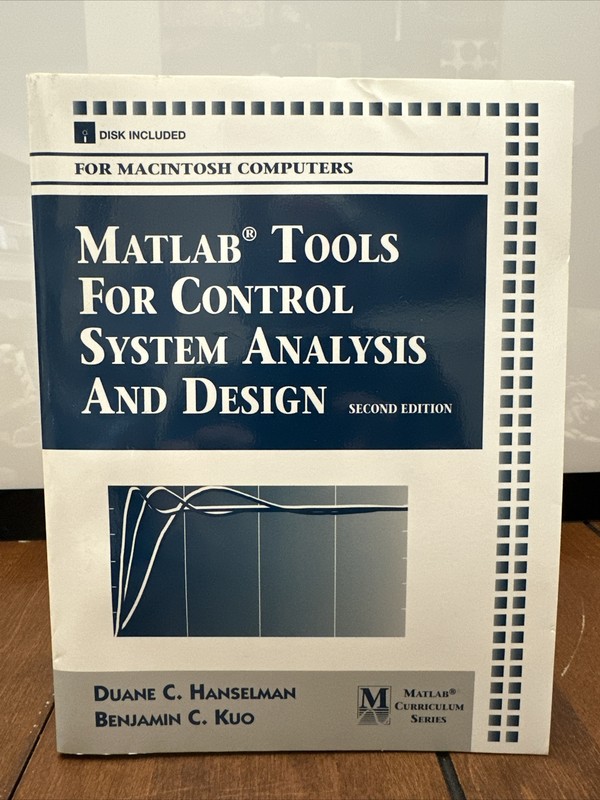 Matlab Tools for Control System Analysis and Design/Book and Sealed Disk MAC