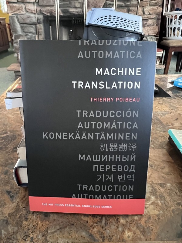 Machine Translation by Thierry Poibeau: New