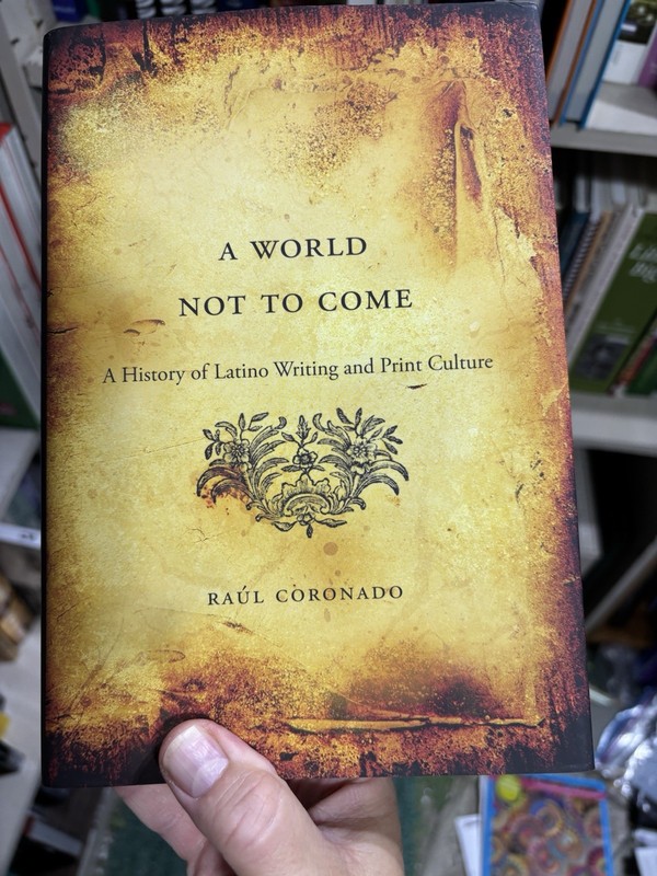 A World Not to Come : A History of Latino Writing and Print Cultu
