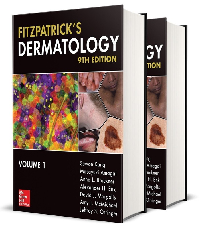 Fitzpatrick’s Dermatology, Ninth Edition, 2-Volume Set, Brand New, 2019