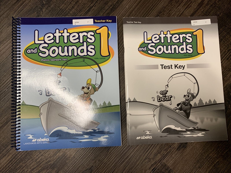 A Beka Letters and Sounds 1 Teacher Key & Test Key – First Grade Books, 5th ed