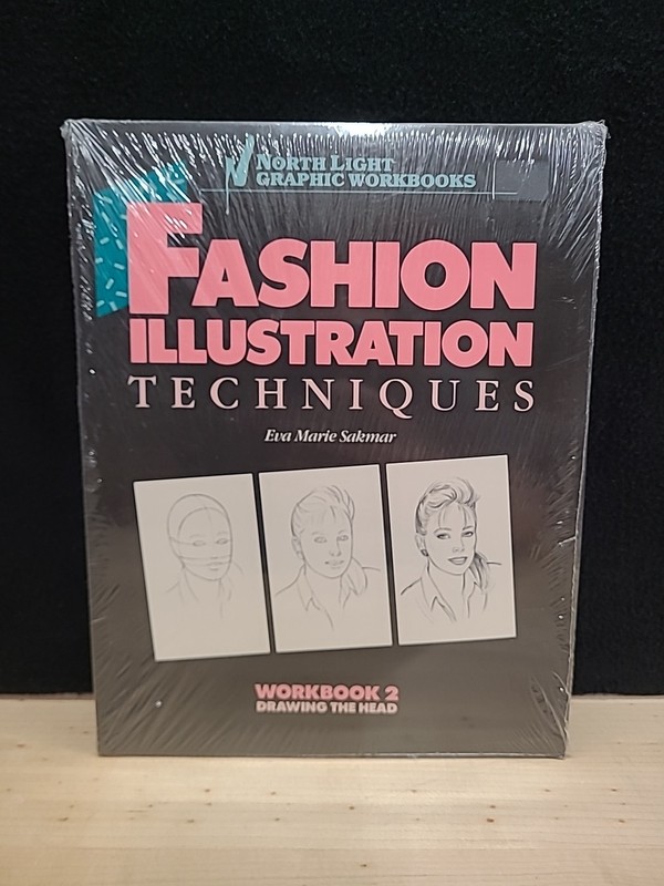 1980s Fashion Illustration Techniques Workbooks Lot 1,2, & 3 North Light Vintage gallery