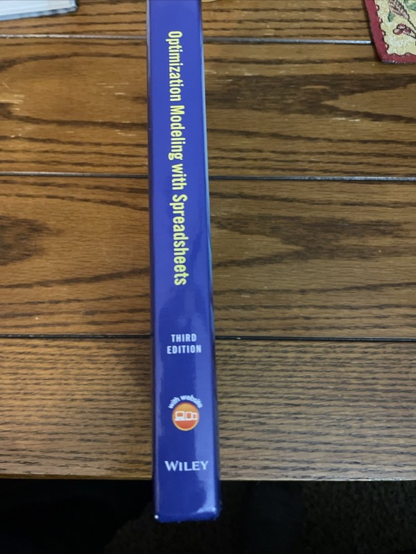 Optimization Modeling with Spreadsheets by Kenneth R. Baker (2015, Hardcover) gallery