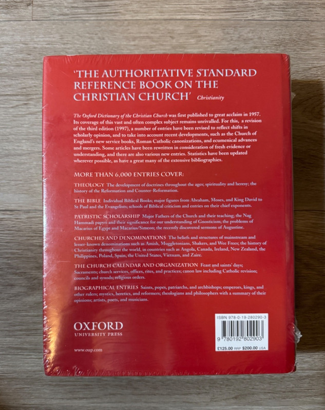 The Oxford Dictionary of the Christian Church 3rd Edition Revised Shrinkwrapped gallery