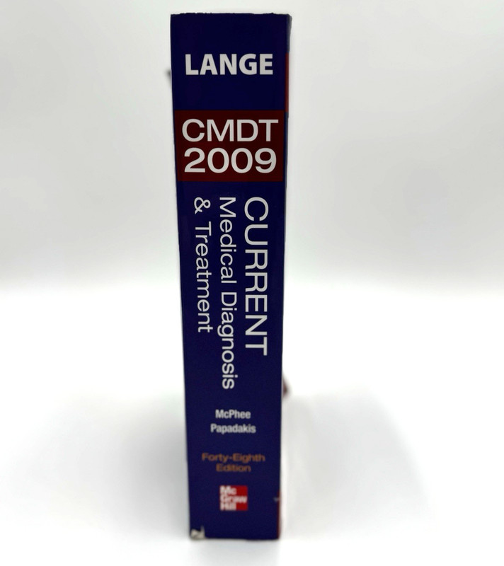 Current Medical Diagnosis & Treatment 2009 Lange McGraw Hill Book Pre - Owned gallery