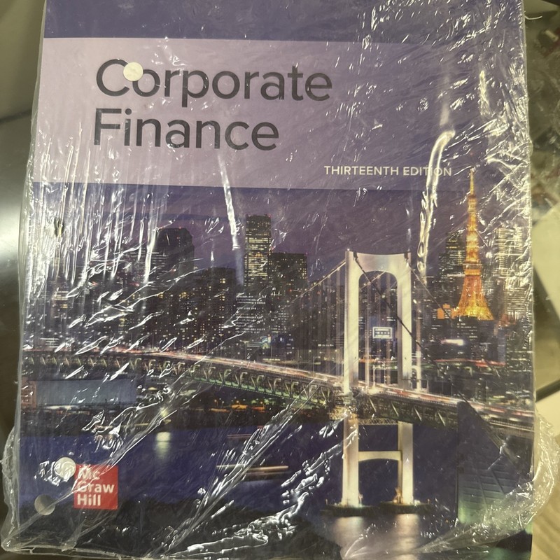 Corporate Finance 13th Edition Paperback International Student Edition