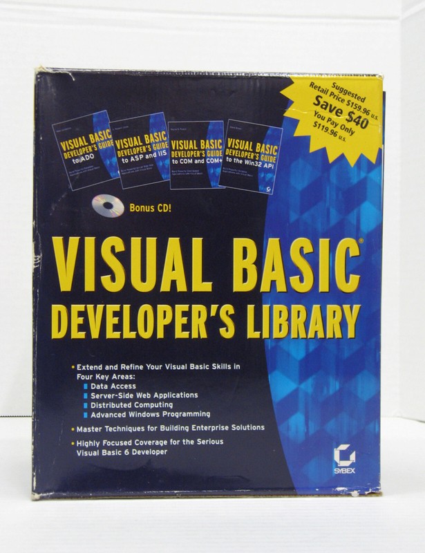 Visual Basic Developer’s Library – 4 Volume Set – Sybex – For Versions 5 & 6