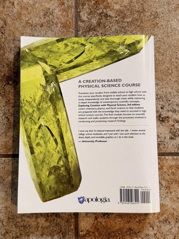Apologia Exploring Creation with Physical Science 3rd Ed Textbook/Workbook gallery