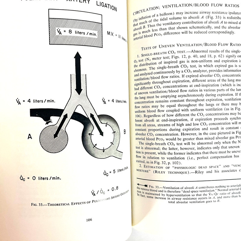 The Lung Clinical Physiology & Pulmonary Function Tests Book Softcover 1968 gallery