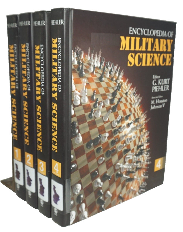Encyclopedia of Military Science 4 Vols (Complete) 2013 Piehler War History HC