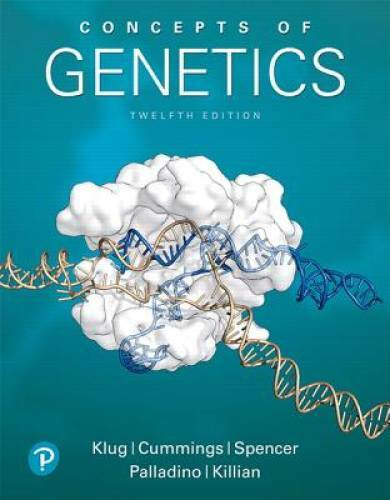 Concepts of Genetics (12th Edition) – Hardcover By Klug, William S. – GOOD