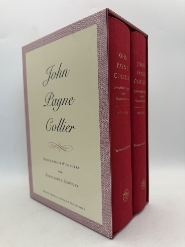 John Payne Collier 2 Volume HC Box Set Scholarship Forgery 19th Century 2004