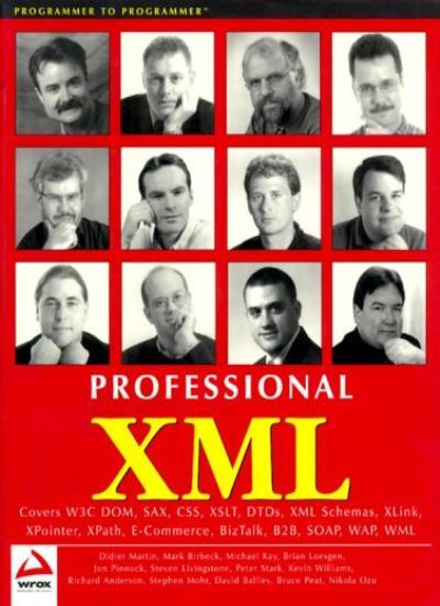 Professional XML By Mark Birbeck,Michael Kay,stev Livingstone,St