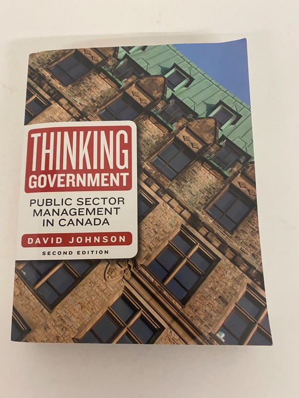 Thinking Government 2/E by David Johnson 2006 Trade Paperback Revised edition
