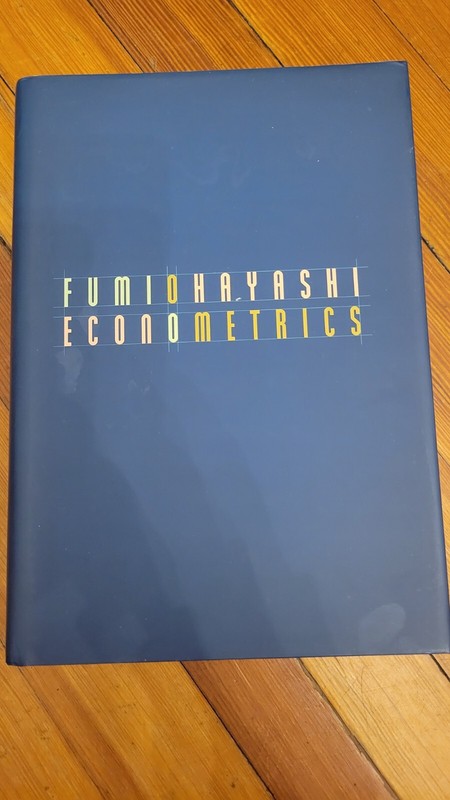 Econometrics by Fumio Hayashi (Hardcover)