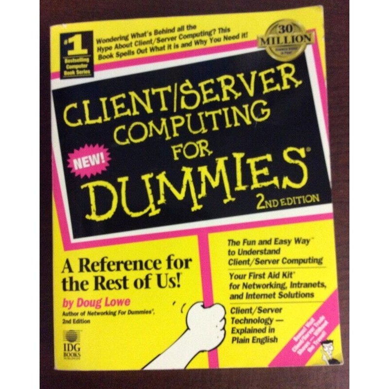 Client Server Computing for Dummies 1997 Softback Doug Lowe PreOwnedBook
