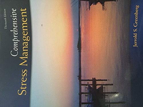 Comprehensive Stress Management – Paperback By Greenberg, Jerrold – ACCEPTABLE