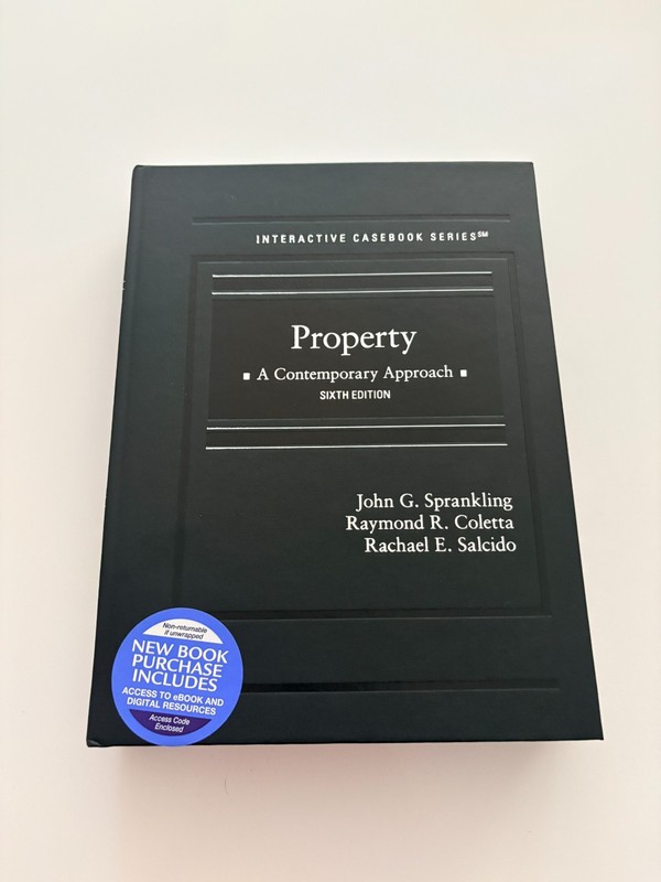Property – A Contemporary Approach – 6th Edition. + Free E-Book Code