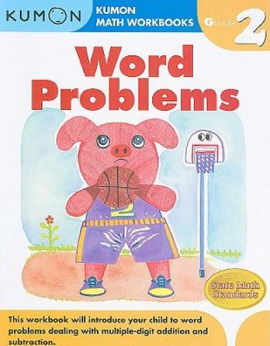 Word Problems Grade 2 (Kumon Math Workbooks) – Paperback – GOOD
