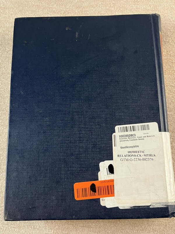 Ninth Edition-Domestic Relations Cases And Materials University Case book Series gallery