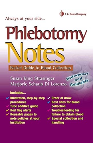 Phlebotomy Notes (Davis’s Notes), Susan King Strasinger