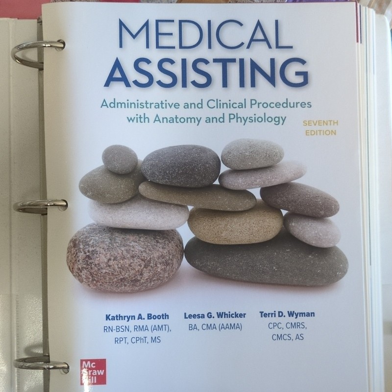 McGraw-Hill Medical Assisting 7th Ed Loose-Leaf Booth Whicker Wyman