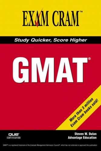 GMAT Exam Cram – Paperback, by Dulan Steven W. – Very Good