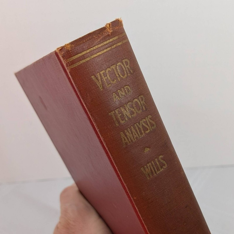 Vector and Tensor Analysis | A.P. Wills HC Textbook 1950