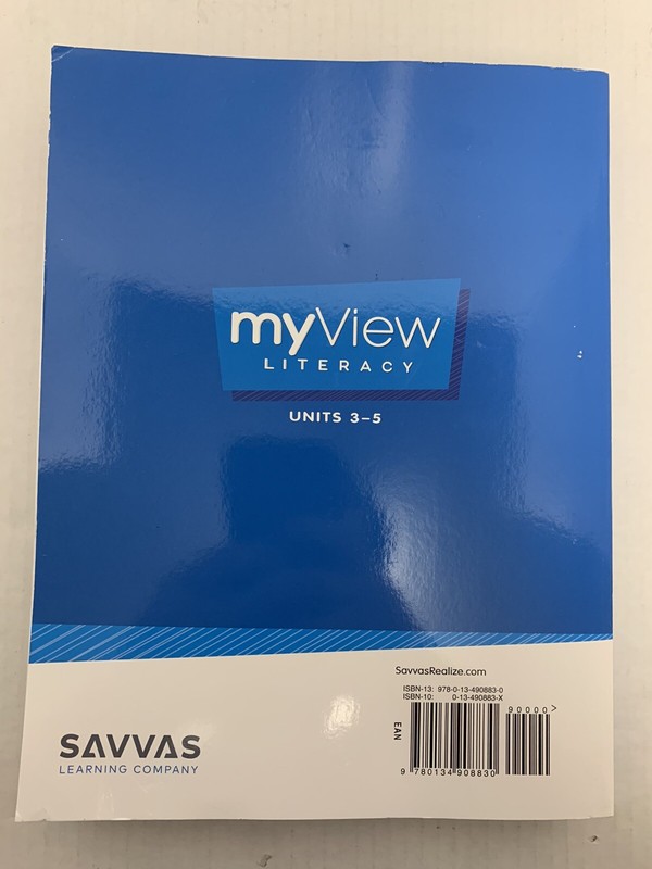 New 2020 Pearson My View Literacy 3.2 Student Interactive Workbook Units 3-5 gallery