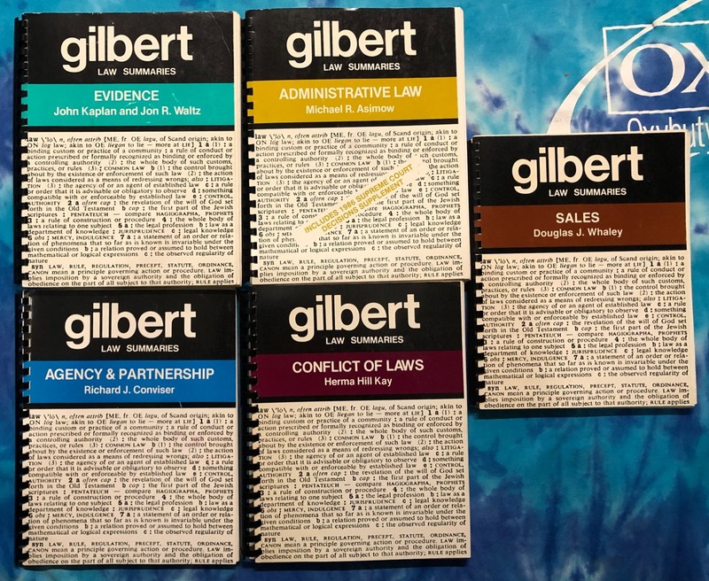 Gilbert Law Summaries / Lot of 5 / 1980's editions