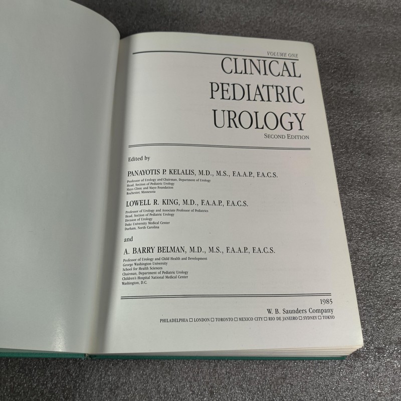 Vintage Clinical Pediatric Urology Vol 1 2nd Ed 1985 Medical Hardcover Textbook gallery