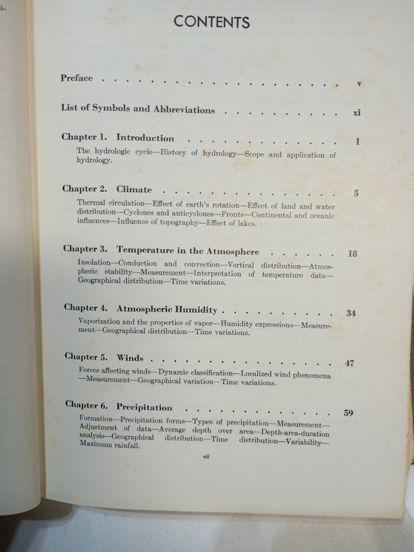 Applied Hydrology: McGraw-Hill Civil Engineering Series 1949 gallery