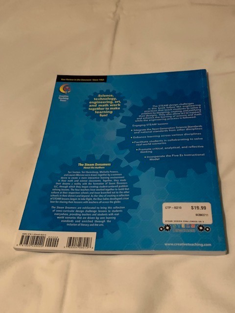 STEAM DESIGN CHALLENGES-Gr. 3 CREATIVE TEACHING PRESS 2017 SC-152 PAGES-NEW gallery