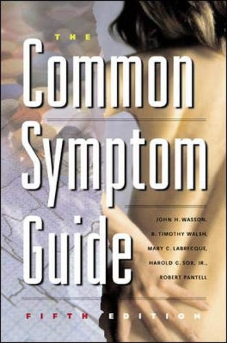 THE COMMON SYMPTOM GUIDE By John Wasson & Timothy Walsh **Mint Condition**