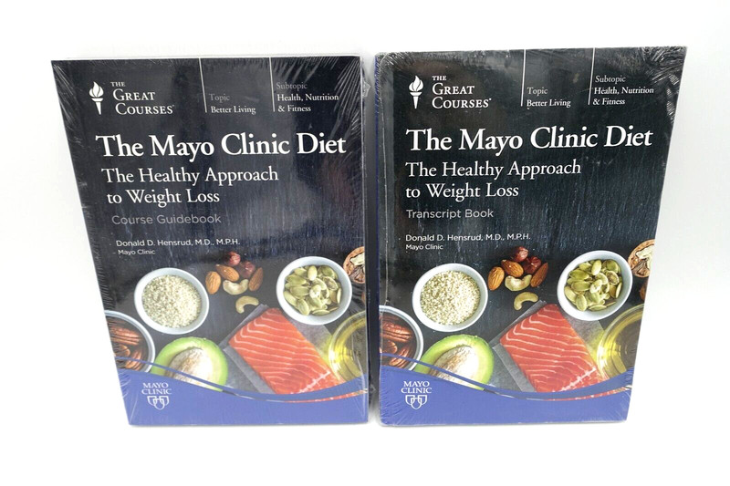 Mayo Clinic Diet Weight Loss 2 DVD Set w/ Guidebook & Transcript Bundle NEW