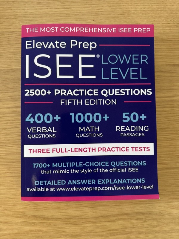 Lisa James Elevate Prep ISEE Lower Level (Paperback) 2500+ Practice Questions