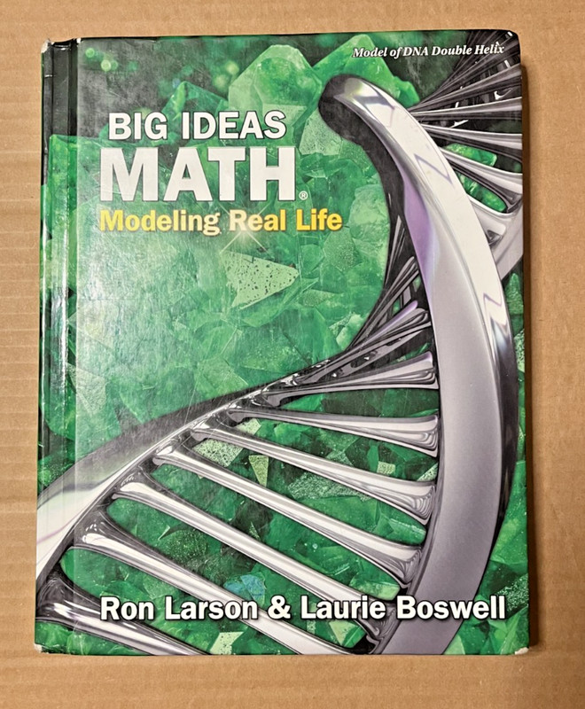 Big Ideas Math Modeling Real Life Grade 6 (Hardcover) 2019