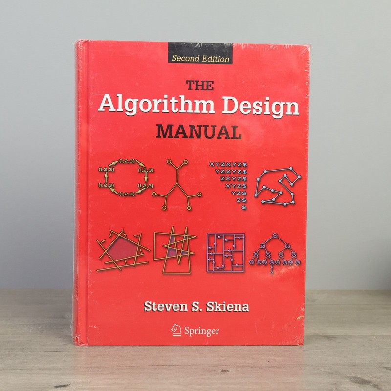 Algorithm Design Manual by Steven S. Skiena (Hardcover) NEW Shrinkwrap!