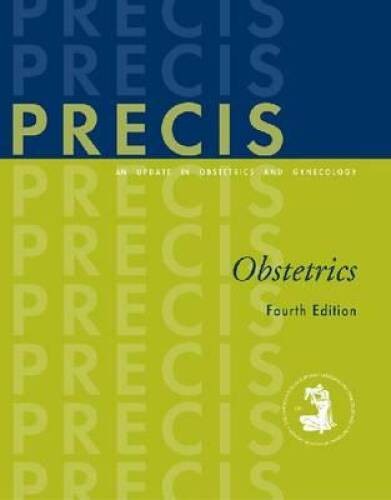 PRECIS: An Update in Obstetrics and Gynecology: Primary and Preventi – VERY GOOD