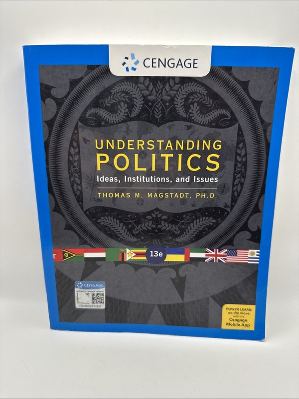 Understanding Politics 13th Edition by Magstadt (Paperback, 2021) FREE SHIPPING!