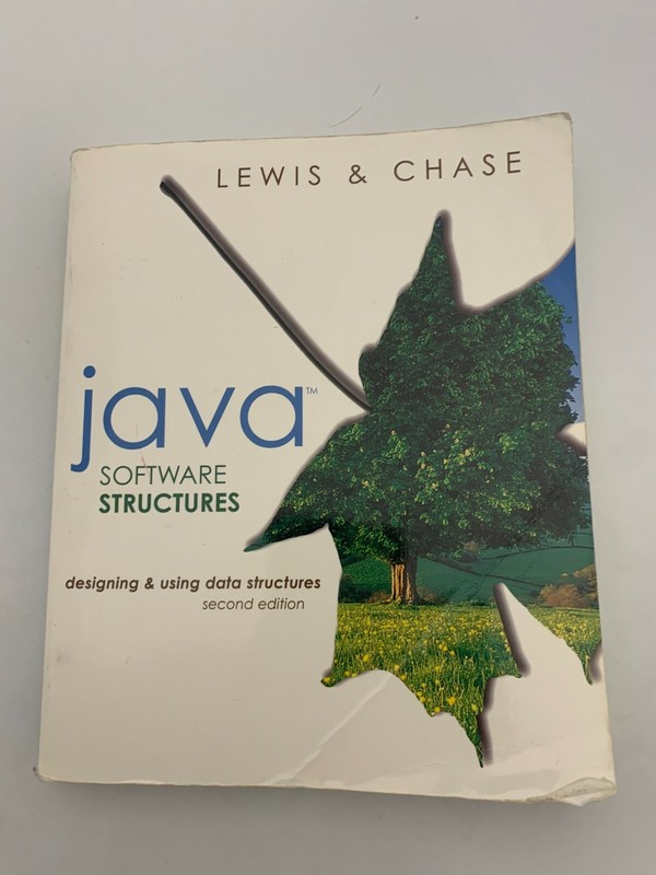 Java Software Structures by Lewis & Chase 2nd Edition 2004 PB VERY GOOD
