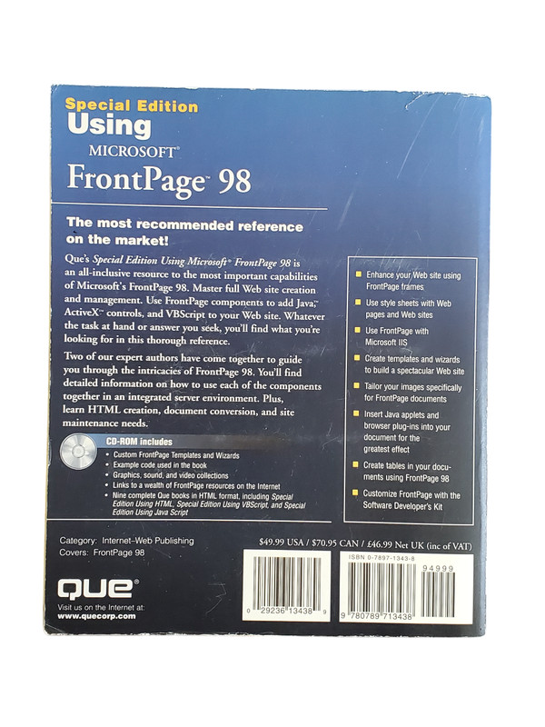 Using... Ser.: Using Microsoft Frontpage 98 by Neil Randall (1997, CD-ROM /... gallery