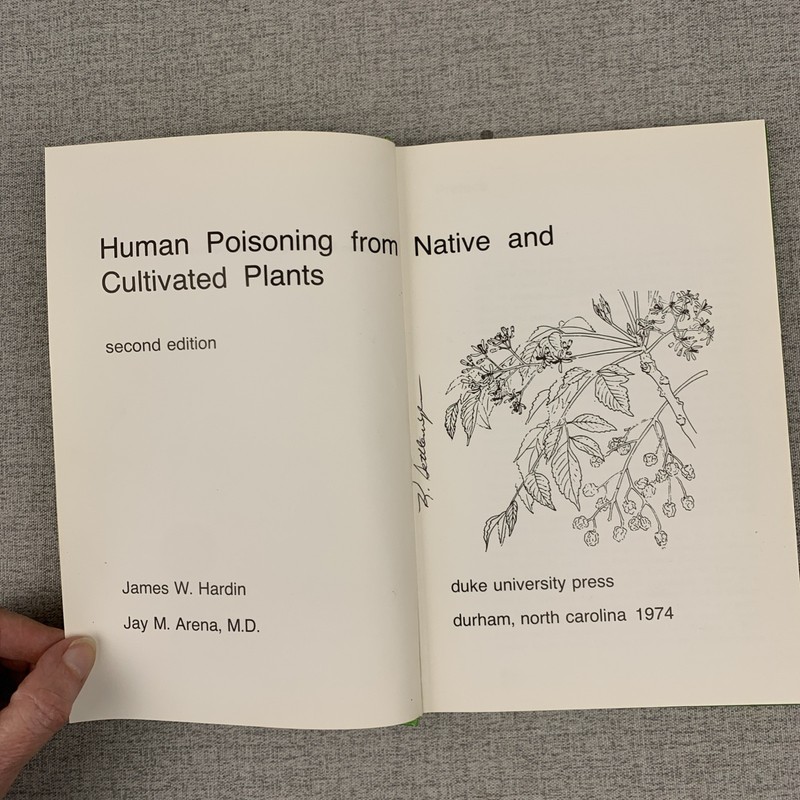 Human Poisoning from Native & Cultivated Plants Duke University Press 1974 gallery