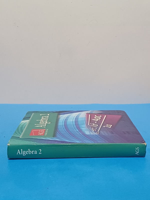 ALGEBRA 2 Student Textbook Hardcover By Ags ~ Very Good gallery