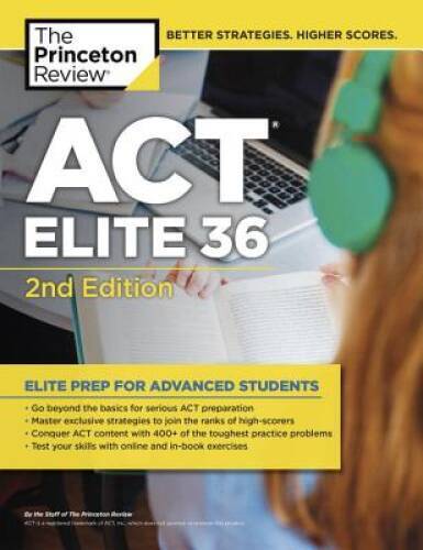 ACT Elite 36, 2nd Edition (College Test Preparation) – Paperback – VERY GOOD