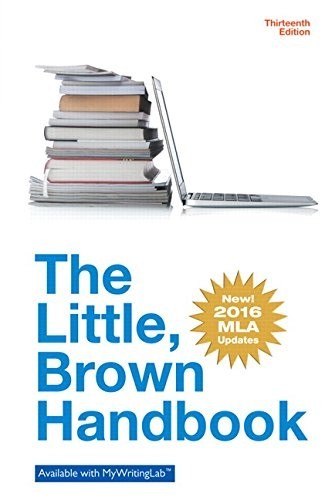 The Little Brown Handbook: Mla Update Edition by Aaron, Jane E. Hardback Book