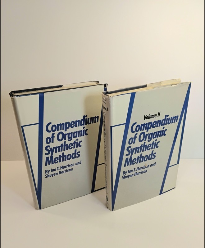Compendium of Organic Synthetic Methods, Ian T & Shuyen Harrison Volumes 1, 2 HC