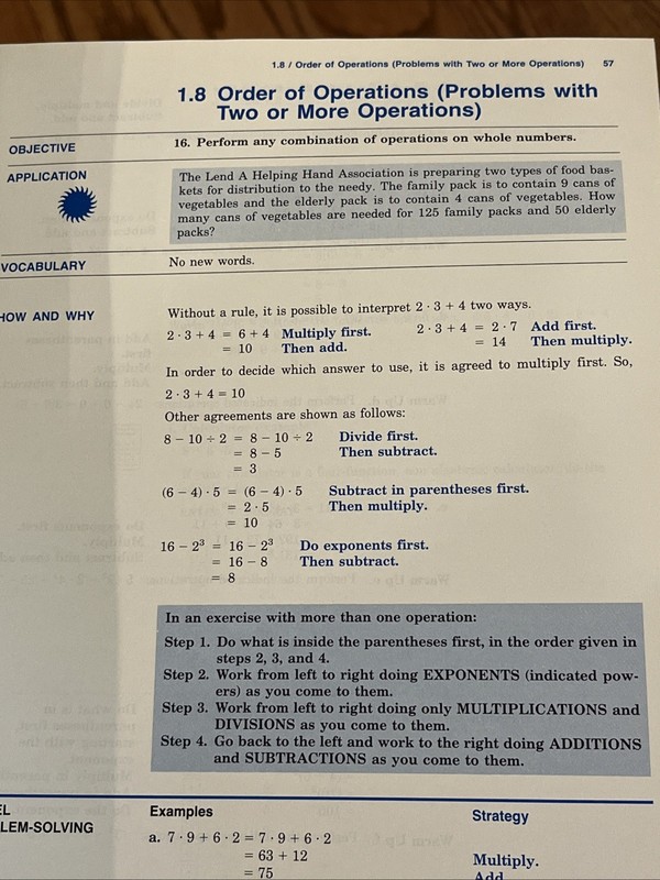 Arithmetic by James Rogers, Jack Barker and James Van Dyke ‘87 Text/Test/Answers gallery