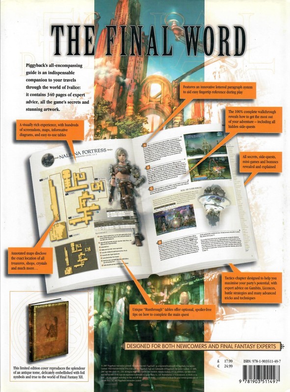 FINAL FANTASY XII Limited Edition The Complete Guide (Hardback) gallery